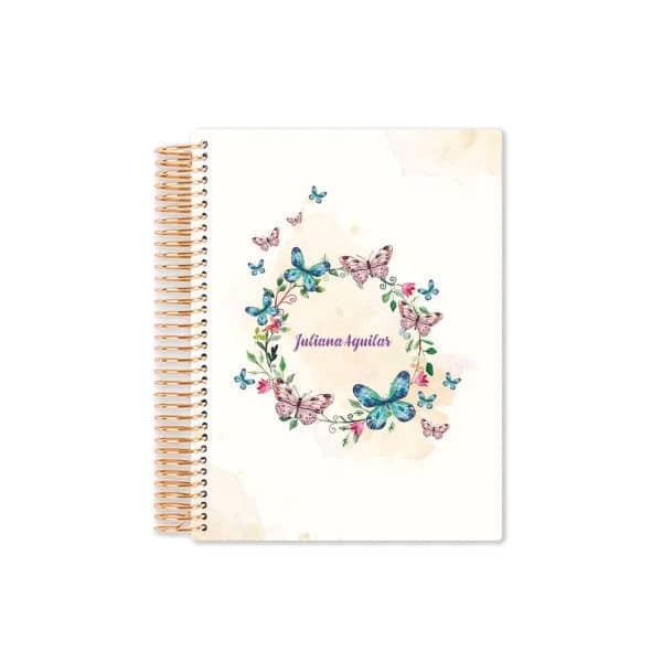 Agenda Semanal Espiral Personalizada Ninja Brindes