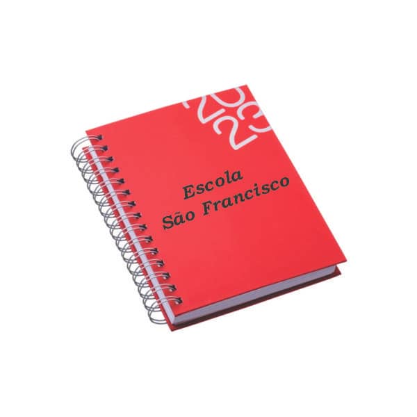 Agenda Escolar Wire O Personalizada Ninja Brindes