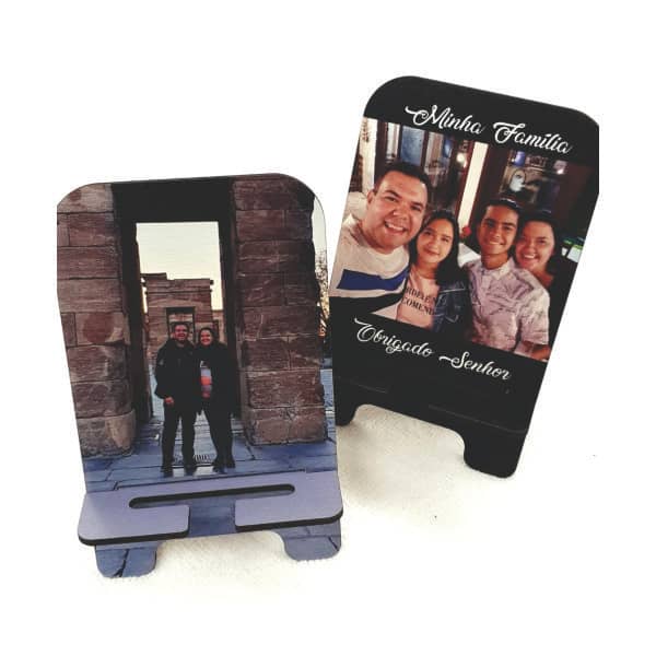 Porta Celular Personalizado MDF Ninja Brindes