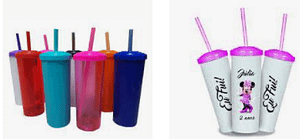 Copos Long Drink com Canudo Personalizados_1