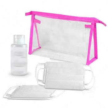 kit de higiene pessoal álcool gel