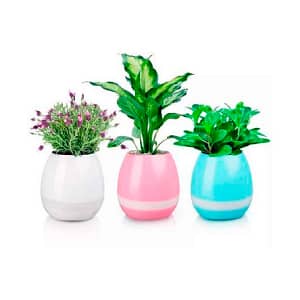 Vaso-de-Planta-Musical-com-Bluetooth-Personalizada