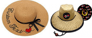 Chapéu de Palha Personalizado com Nome_1