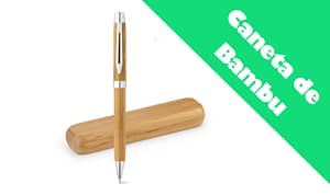 Caneta de bambu personalizada 1