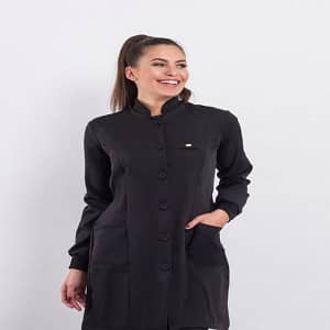 Jaleco Stylish Feminino - Preto