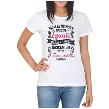 Camiseta Personalizada Feminina preço