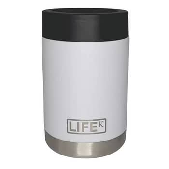 Porta Latinha Térmico em Aço Inox Branco 355ml Personalizado