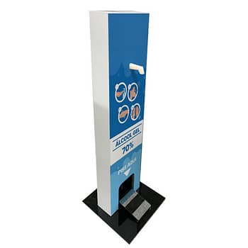 Totem-Porta-Álcool-em-Gel-Personalizado