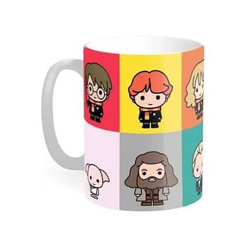 Xícara Harry Potter Desenhos Cute Chibi - Mega Oferta