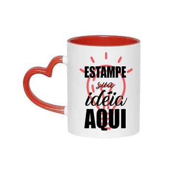 Xícara Personalizada 325 Ml Com Foto E Frase