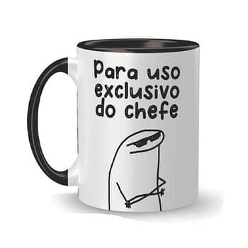 Caneca xícara de cerâmica Flork Bento Meme