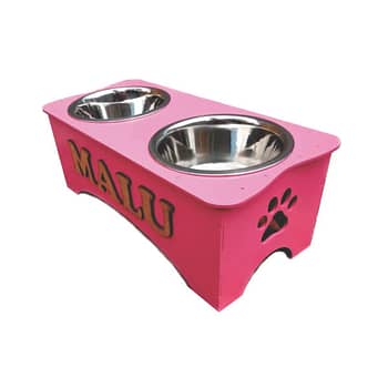 Comedouro Duplo Personalizado Cachorro564po