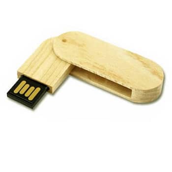 PEN DRIVE 4 GB ECOLÓGICO GIRATÓRIO PERSONALIZADO