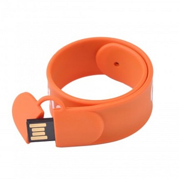 Pen drive pulseira colorida personalizada