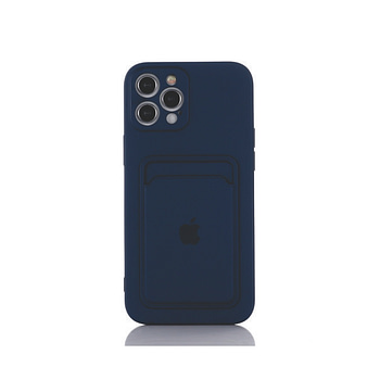 Capa Silicone com Porta Cartão para Iphone 12
