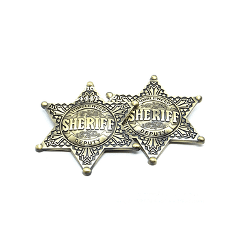 Broche-Estrela-Xerife-Personalizado