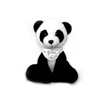 Panda-De-Pelúcia-Bandana-Personalizada