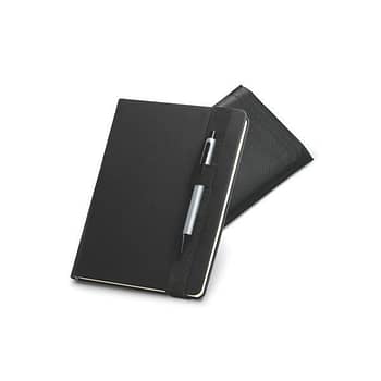 Caderno com Porta Caneta Personalizado