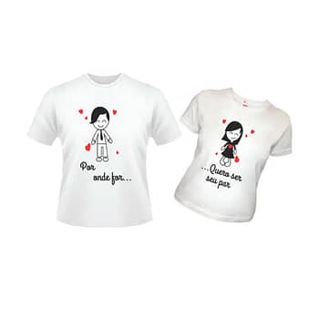Camisetas personalizadas para casal5649