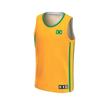Camiseta Regata Seleção Brasileira Torcedor Personalizada