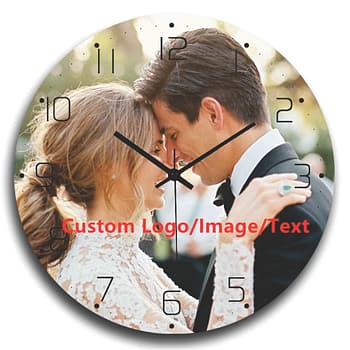 Relógio De Parede Personalizado Presente De Casamento