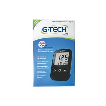 Medidor de Glicose Kit Completo - G Tech Lite