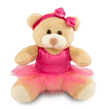 Mascote-de-Pelúcia-Urso-Bailarina