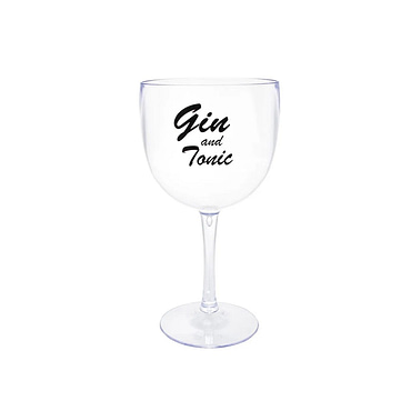 Taça De Gin Transparente Acrílico