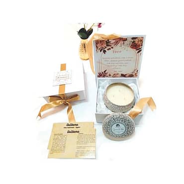 Kit Sachê Aromático e Vela Personalizado