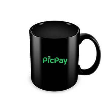 Caneca Preta Personalizada 11