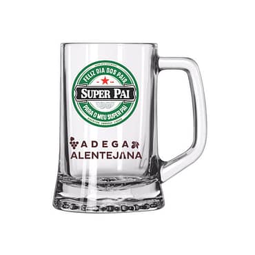 Caneca de chopp personalizada de vidro 8