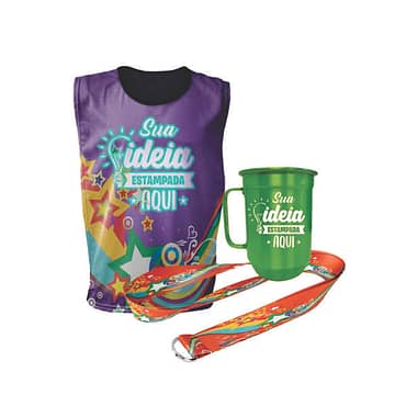 Kit Carnaval Abada e Caneca Personalizado