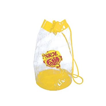 Mochila Plástica PVC Transparente Personalizada