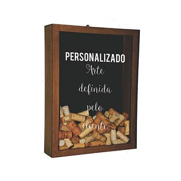 Porta Rolhas de Vinho Personalizado