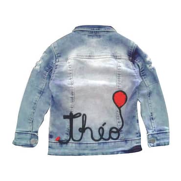 Camisa Jeans Infantil Personalizada