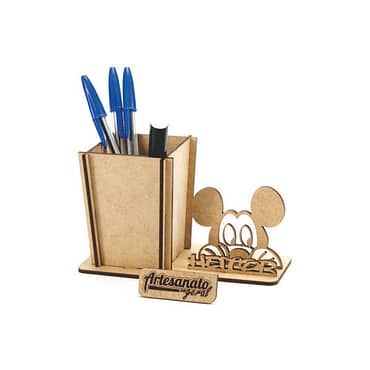 Porta Caneta Personalizado MDF