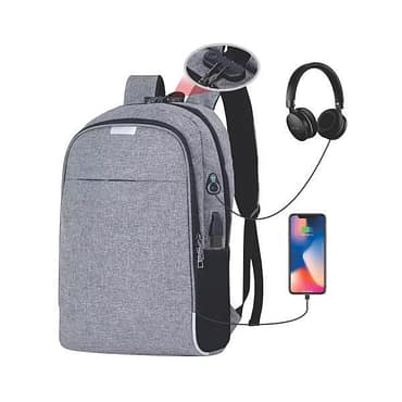 Mochila Executiva com Saída para Fones de Ouvido