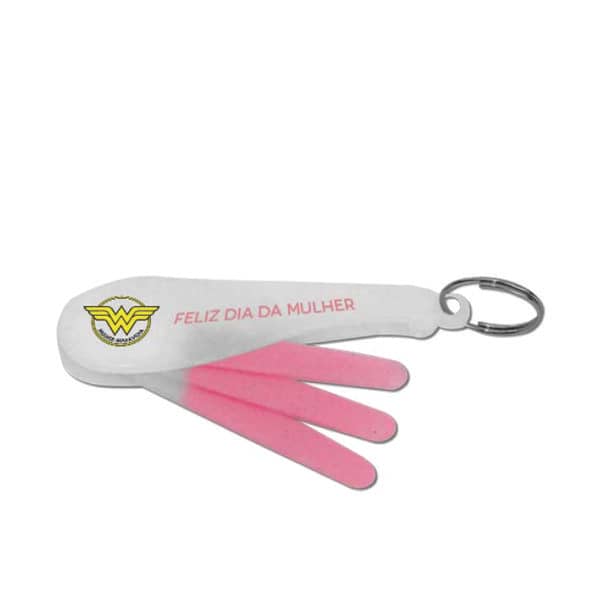 Chaveiro Lixa Colorida Personalizada 6